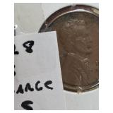 1928-S Lincoln Wheat penny. Large \"S\" error.