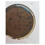 1928-S Lincoln Wheat penny. Large \"S\" error.