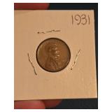 1931 Lincoln Wheat penny