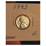 1943 Lincoln steel penny