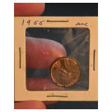 1955 Lincoln Wheat penny