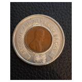 1971-D  ENCASED LINCOLN CENT PROMOTIONAL COIN