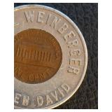 1971-D  ENCASED LINCOLN CENT PROMOTIONAL COIN