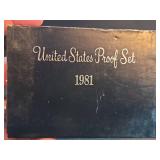 1981 US Proof coin set