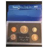 1983 US Proof coin set