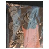 Lot of steel pennies