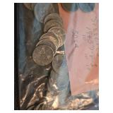 Lot of steel pennies