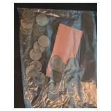 Lot of steel pennies