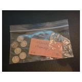 Lot of 6 Mercury silver dimes