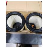 Replacement VF4000 Cartridge Filter for Ridgid 72947 Wet/Dry 5-20 Gallons and Larger 6 to 9 Gallons Husky Vacuum Cleaners WD0671 WD5500 RV2400A RV2600B WD09450 WD06700, 2-Pack