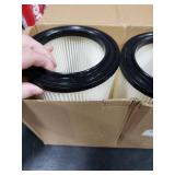 Replacement VF4000 Cartridge Filter for Ridgid 72947 Wet/Dry 5-20 Gallons and Larger 6 to 9 Gallons Husky Vacuum Cleaners WD0671 WD5500 RV2400A RV2600B WD09450 WD06700, 2-Pack