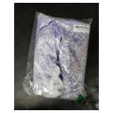 Blueangle Christmas Tree Skirt Shiny Glitter Lavender Tree Skirt for Xmas Decor Festive Holiday Decoration, 47.2 Inch in Diameter