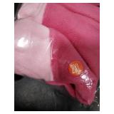 Idepet Dog Fleece Vest Sweater Zip Up Warm Pullover Dogs Jacket with D-Ring Leash Winter Cold Weater Coat Pet Sweatershirt Clothes Hoodie for Small Medium Dogs Boy Girl (Pink/Rose Red, XXL)