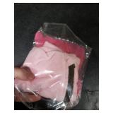 Idepet Dog Fleece Vest Sweater Zip Up Warm Pullover Dogs Jacket with D-Ring Leash Winter Cold Weater Coat Pet Sweatershirt Clothes Hoodie for Small Medium Dogs Boy Girl (Pink/Rose Red, XXL)