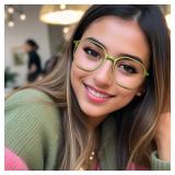 VISOONE Lightweight TR90 Blue Light Blocking Glasses Frame with Anti Glare Eye Protection for Women and Men RANE