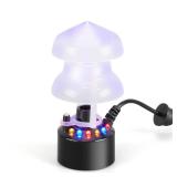 FITNATE Mist Maker, 12 LED Mister Fogger Water Fountain Pond Fog Machine Atomizer Air Humidifier, ultrasonic Mist fogger with Splash Guard, Perfect for Halloween and Other Holidays