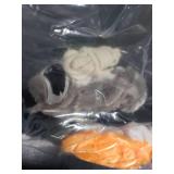 Jalousie Collapsible Dog Flirt Pole with Three Squeaky Toys Plush Toys Dog Teaser Wand Chase it Toy with Refills Upgraded Rope