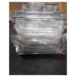 2 Set, 2 Tier Clear Organizer with Dividers for Cabinet, Shlef, Counter - MultiUse Slide-Out Storage Container - Kitchen, Pantry, Medicine Cupboard Bins, Bathroom, Vanity Makeup, Under Sink Organizing