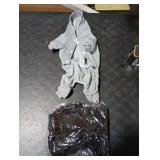 LifeWheel Dog Hoodie, Pet Jumpsuit Sweatshirt with Buttons, Clothes, Cold Weather Coats, Pajamas, Winter Warm Cotton Puppy 4 Legs for Small Dogs Cats Boy Girl, Black + Grey