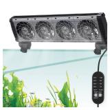 BAOSHISHAN Aquarium Chiller Fan, Powerful Fish Tank Cooler with Adjustable 5 Speed Controller 5 Timer Setting, 180° Rotation Aquarium Cooler Fan Quiet for Tank Home Office