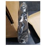 Tatuo 6 Pack Christmas Burlap Stockings Large 18 Xmas Stockings Christmas Hanging Decorations Tree Decor Xmas Party Supplies with 6 Sheet Letter Self Adhesive Vinyl Sticker(Black)