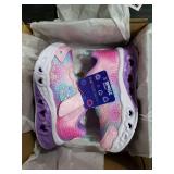 Skechers Unisex-Child Flutter Heart Lights, Pink/Multi, 6 Toddler