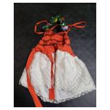 WonderBabe Adventure Costume for Girls Princess Dress Up 2 Pieces Outfits Fancy Birthday Christmas Cosplay Costume 4 Pcs Gift Set for Little Girls Size 8t Age 7-8 Years Red