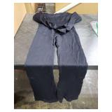 OQQ Women Yoga Jumpsuits Ribbed Exercise Long Sleeve Tops Bell Bottoms Flare Jumpsuits Black Medium