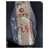 Artoid Mode Holly Tree Ornament Merry Christmas Doormat, Winter Low-Profile Switch Rug Home Decor Door Mat Floor Mat for Outdoor Indoor 17x29 Inch