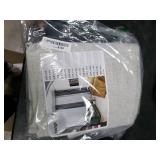 YoungsTex Linen Farmhouse Blackout Curtains 63 Inch Length, Thermal Insulated Winter Drapes with Grommet Energy Saving for Bedroom Living Room Window, 2 Panels, 52 X 63 Inch