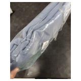 NICETOWN Stone Blue Blackout Curtains for Living Room 84 inches Long - Thermal Insulated Grommet Room Darkening Window Treatments Sound Reducing Drapes for Bedroom, 2 Panels, W52 x L84