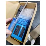 Gaobige rj45 Crimping Tool for Cat6 Cat5e Cat5, Sturdy Crimper for rj45 rj12/11 Pass-Through Connectors with 50pcs rj45 Cat5e Pass-Through Connectors, 50pcs Covers, Wire Stripper; Network Cable Tester