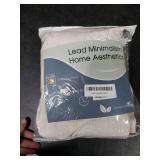 Aersas Beige White Pinch Pleated Linen Curtains 84 Inch Length 2 Panels for Living Room Bedroom Semi Sheer Window Curtain Boho Neutral Back Tab Pinch Pleat Drape with Hooks 40x84