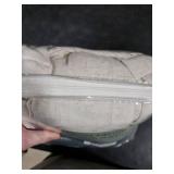 Aersas Beige White Pinch Pleated Linen Curtains 84 Inch Length 2 Panels for Living Room Bedroom Semi Sheer Window Curtain Boho Neutral Back Tab Pinch Pleat Drape with Hooks 40x84