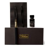 Chateau Avant Luxury Fountain Pen Gift Set - Fine Nib Fountain Pen with Black Ink - Refillable Ink Set - Gifts for Him or Her