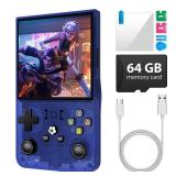 R36 Max Blue Retro Gaming Console