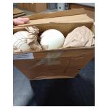 Liliful 12 Pcs 4 Inch Large Velvet Christmas Balls Ornaments Set Flocked Tree Balls Luxury Velvet Christmas Hanging Ornaments for Xmas Tree Party Wedding Home Decor(White)