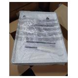 SNTD Dish Drying Rack for Kitchen Counter - Large Dish Rack with Drainboard, Rustproof Dish Drainer with Utensil Holder for Sink, White