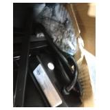 Lazzanto Nightstand Hidden Drawer Charging Table - Night Stand with Charger Station and Sliding Top Storage, Morden Bedside Table with 2 Fabric Drawers, for Dorm Living Room Bedroom, Black