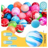 PullCrease 1000 Pieces Bouncy Balls in Bulk 25 Mm/ 1 Inch Rubber High Bouncing Balls for Kids Colorful Bouncy Ornament for Kids Party Favors Prizes Gift Vending Machines Outdoor Activities