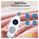 Westinghouse Wearable Heated Throw Blanket, Electric Heated Wrap Poncho Shawl with Pockets, 6 Heating Levels & 2 to 10 Hours Time Settings, 50 x 60 Inch, Pink