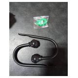 Hion Curtain Holdbacks Black 2pcs, Curtain Tiebacks Wall Mounted Curtain Hooks Holders for Drapes