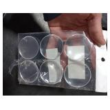 2 inch - 6 Pcs Self Adhesive Clear Door Knob Wall Protector, Round Door Bumpers for Walls, Rubber Door Stop Wall Protector, Silicone Doorknob Wall Shield, Flexible Door Handle Protector