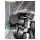 Furniture Risers Bed Risers Heavy Duty 1 inch, 2 inch, 3 inch, 4 inch Round Adjustable Bed Lifts Riser for Desk Legs Table Couch Sofa Chair Refrigerator Washing Machine (1+1 Inch, Black, 8 Pack )