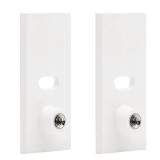 Holicfun 1/4 Inch-20 Threaded Camera Mount Adapter Compatible with Ring Spotlight Cam Plus and Spotlight Cam Pro (1st Gen), 2-Pack, White