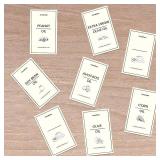 TrendPlain 8 Waterproof Labels for Oil Dispenser Durable Kitchen Stickers for Olive Oil, Vinegar, and More