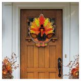 Thanksgiving decorations 3D Turkey Decor Door Hanger