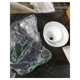 GLOBE Electric 67135 72 Torchiere Floor Lamp and Adjustable Reading Light, Matte Black, Frosted Shade, Dual Rotary Switch, 3-Step Dimming, Modern Lighting for Living Room or Office