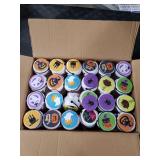 384PCS Prefilled Party Favor Bulk for Kids, 48PACK Prefilled Ghost Cauldrons With 6 Halloween Toys Inside, Goodie Bag Fillers, Prizes Gifts Miniatures for Kids, Trick or Treat