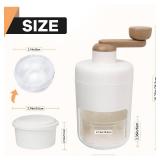 FILTA Shaved Ice Machines and Snow Cone Machine-Portable Ice Crusher and Shaved Ice Machine with Ice Cube Trays-BPA Free